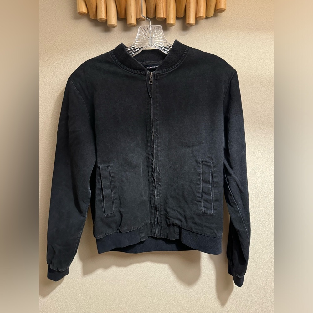 Black Bomber Jacket